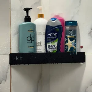 شلف سرویس بهداشتی سه گوش آلومینیومی ضدزنگ کد 8140